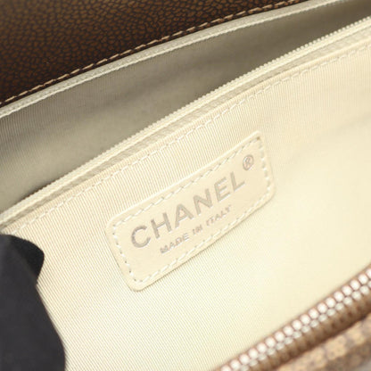 Chanel Matelasse Grand Shopping Gst Tote Bag In Calfskin Leather