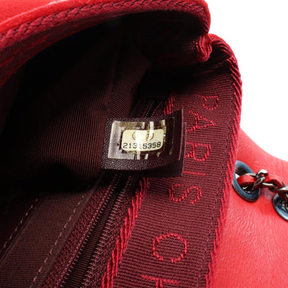 Chanel Matelasse Shoulder Bag Leather Felt