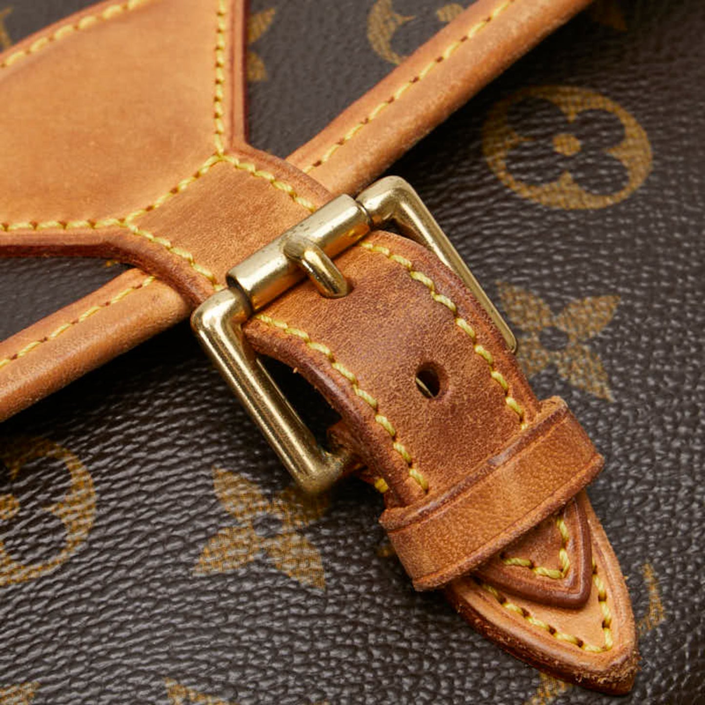 Louis Vuitton Monogram Sologne Crossbody Shoulder Bag M42250 Brown Leather