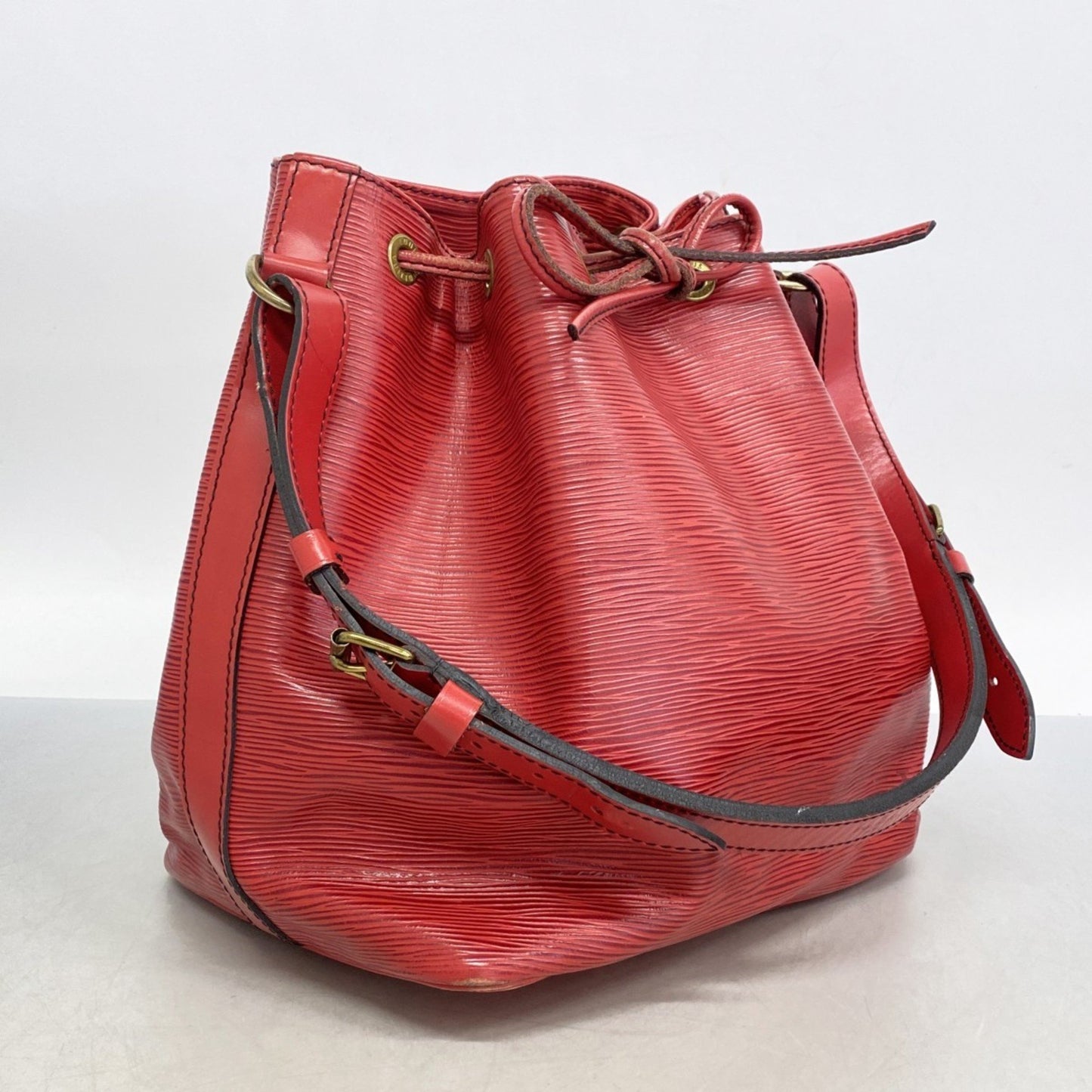 Louis Vuitton Epi Petit Noe Shoulder Bag M44107 Castilian Red