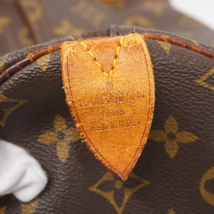 Louis Vuitton Monogram Keepall 55 Boston Bag M41424 Brown