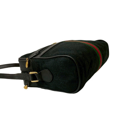 Gucci Old Gucci Sherry Line Gg Logo Metal Canvas
