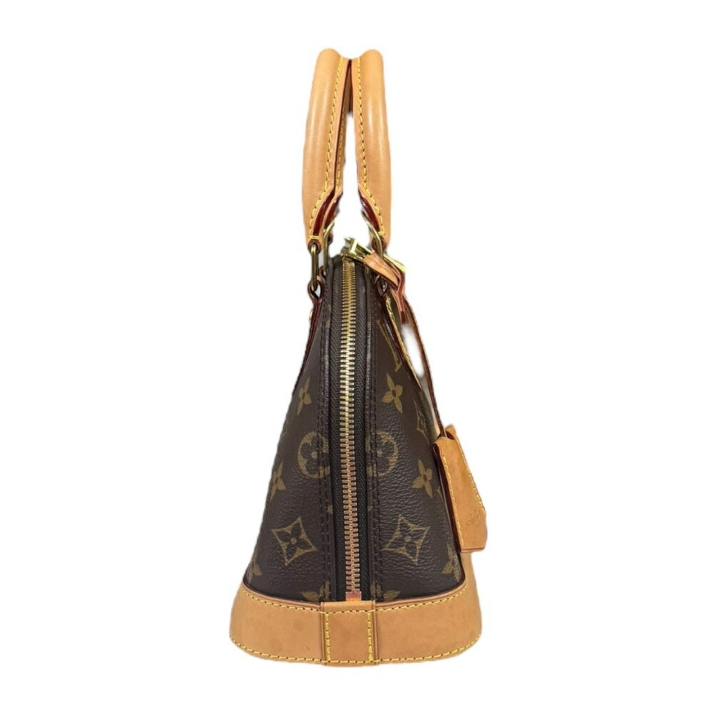 Louis Vuitton Alma Bb Monogram Shoulder Bag Canvas M53152 Brown