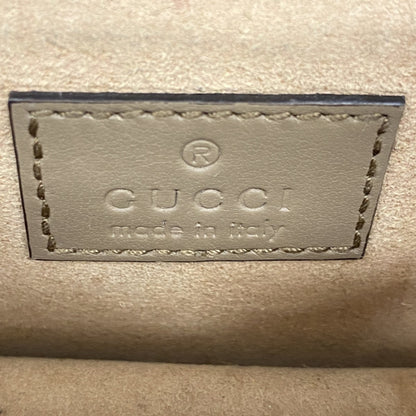 Gucci Gg Supreme Dionysus Shoulder Wallet 476432 Beige Brown
