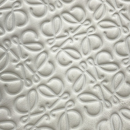 Loewe Clutch Bag Anagram Repeat T Pouch Leather 107.55.K36 White