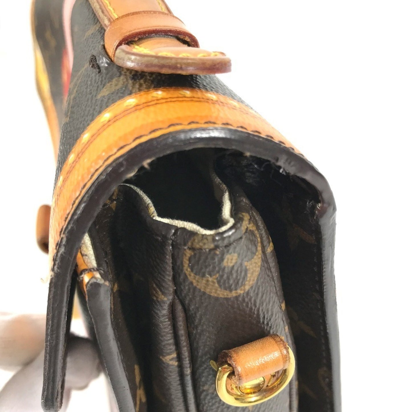 Louis Vuitton M43628 Monogram Summer Trunk Pochette Metis 2Way Bag Shoulder Crossbody Handbag Canvas