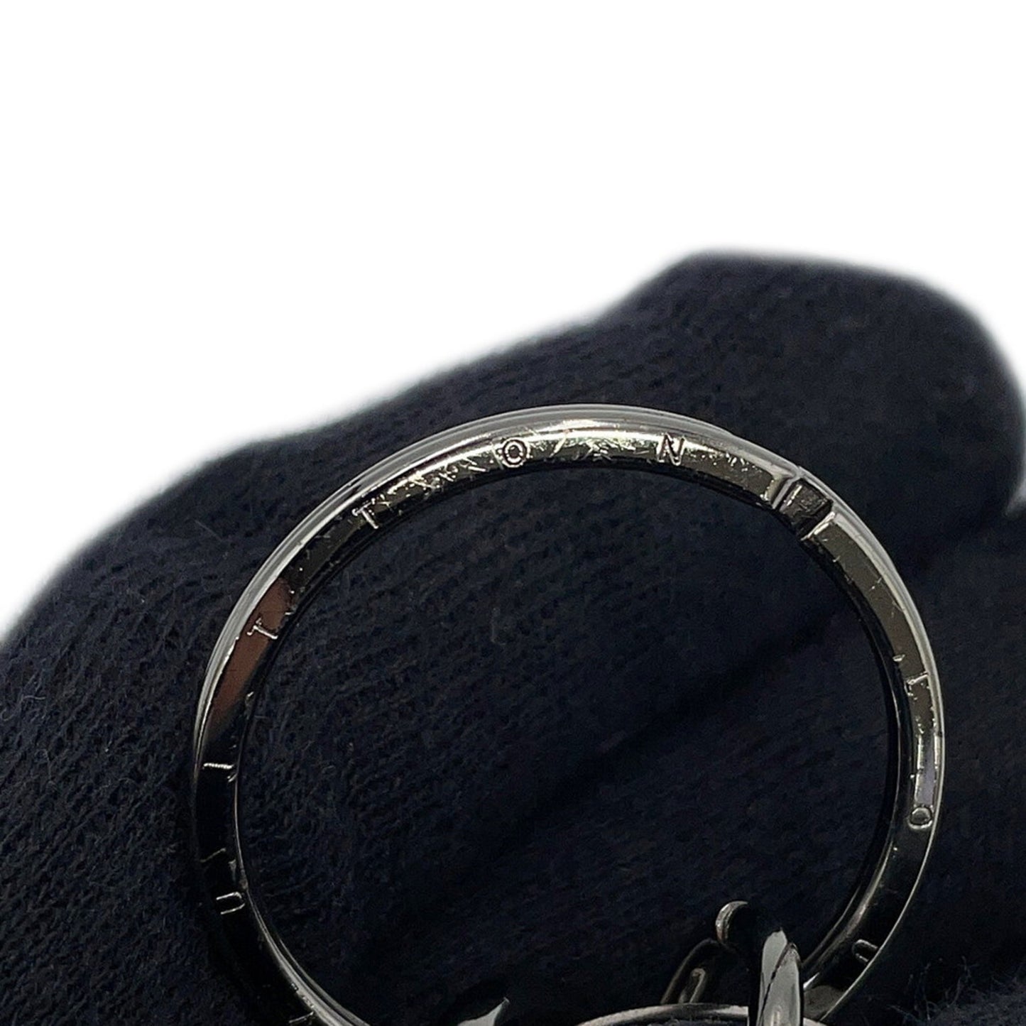 Louis Vuitton Monogram Eclipse Porte-Cls Padlock & Key M61951 Black