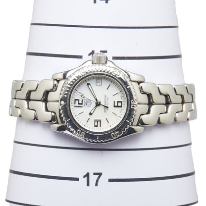 Tag Heuer Link Watch Wt141A Quartz Silver Dial Stainless Steel