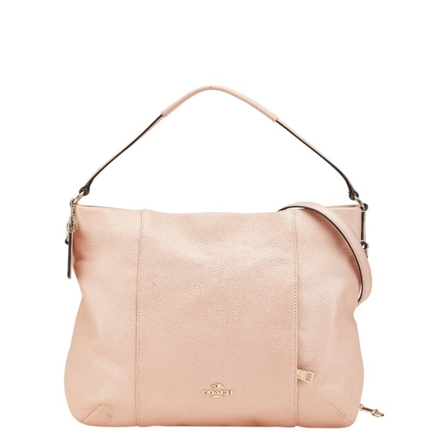 Coach 2-Way Handbag/Shoulder Bag F35809 Pink Leather