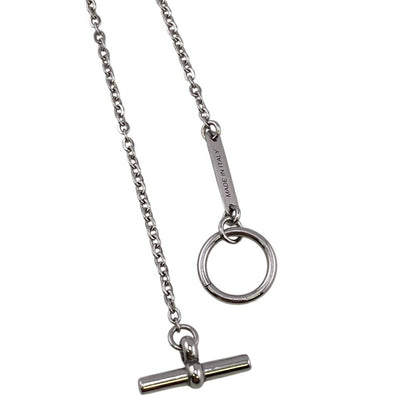 Hermes Hermes Cordage Rope Necklace High Chain Silver