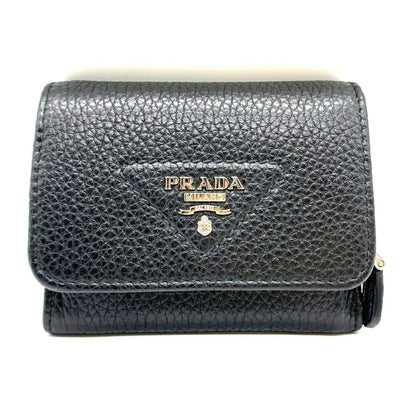 Leather Prada Wallet (Tri-Fold)