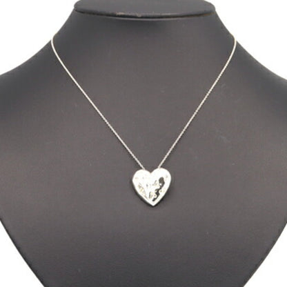 Tiffany Necklace Heart Sv Sterling Silver 925 Pendant