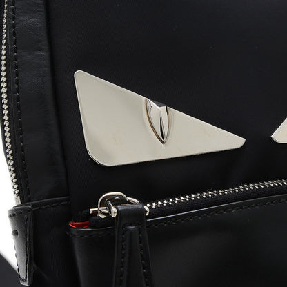 Fendi Monster Body Bag Nylon Leather Black 7Vz033