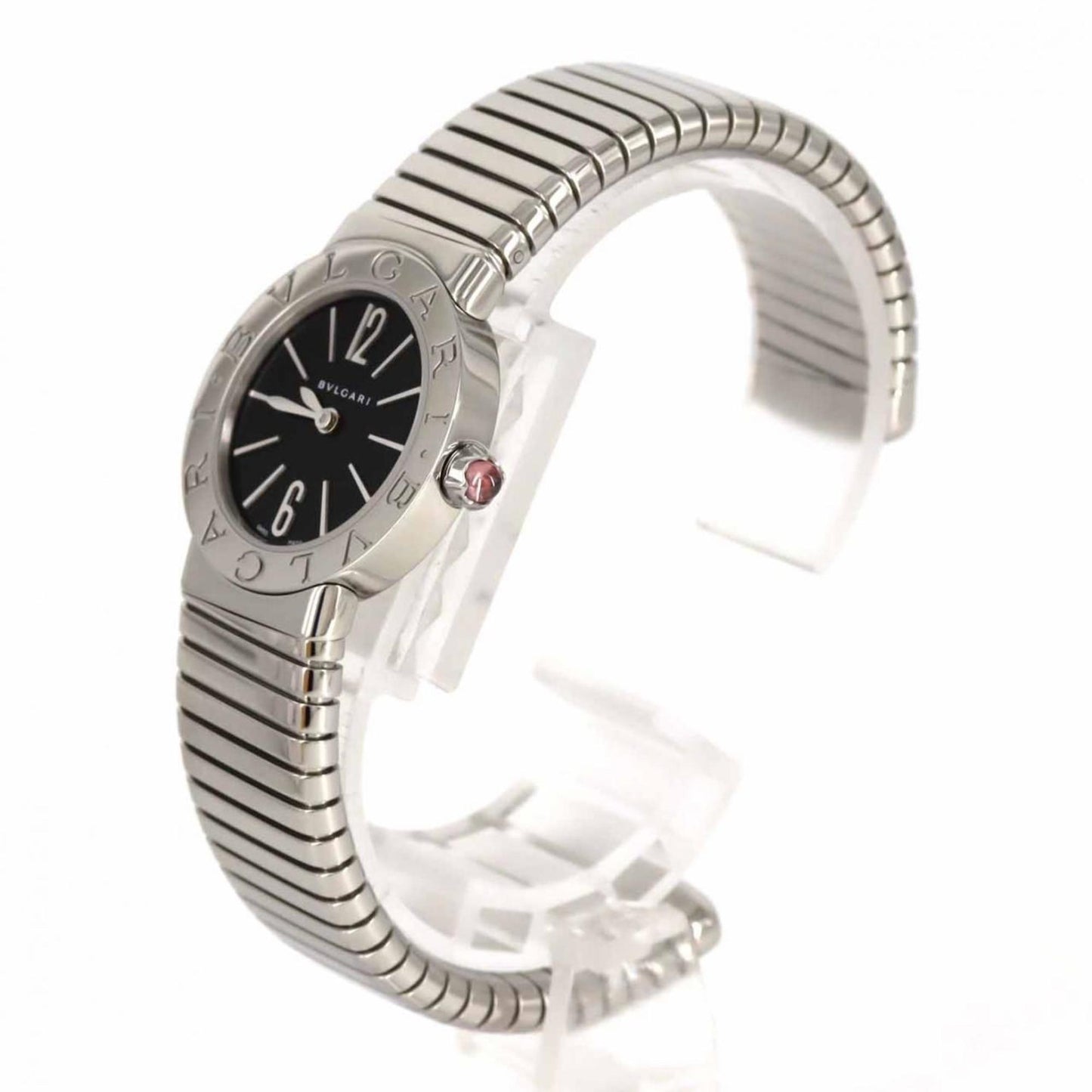 Bvlgari Tubogas Small Bbl262Ts Bbl262Tbss Stainless Steel Quartz Watch