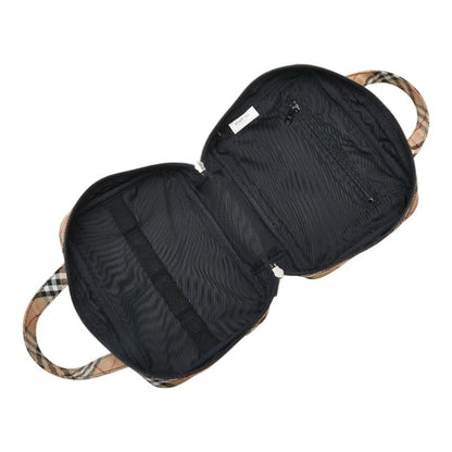 Burberry Nova Check Mini Handbag In Beige And Multicolor Canvas