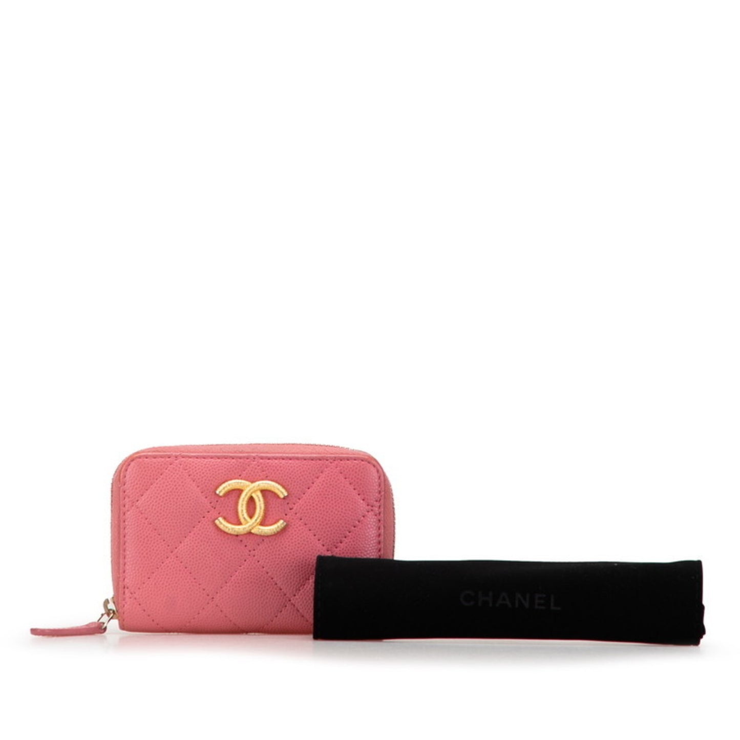 Chanel Matelasse Coco Mark Business Card Case