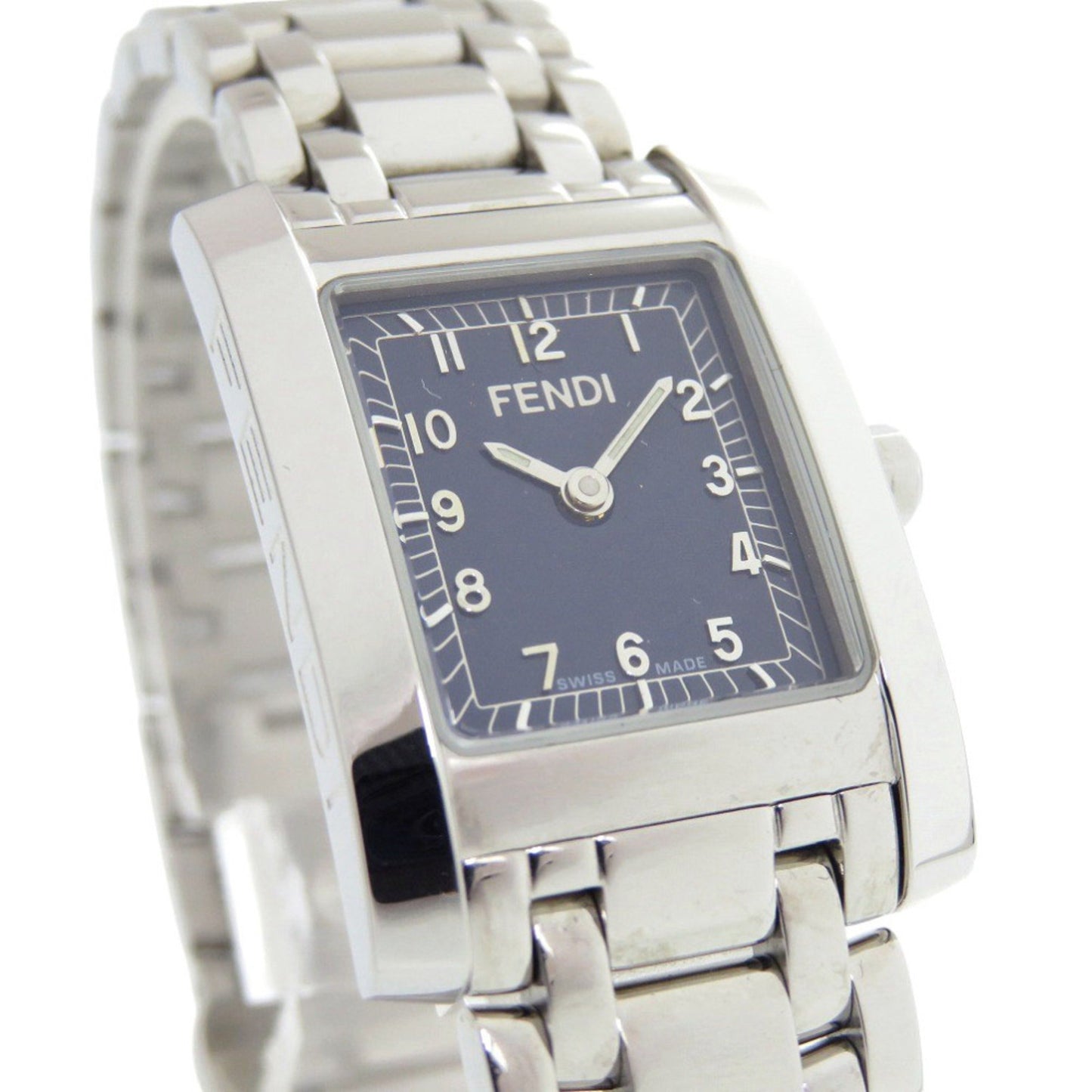 Fendi 7000G Stainless Steel Navy Silver Quartz Watch 1051 Fendi