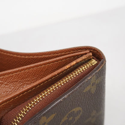 Louis Vuitton Monogram Porte Monnaie-Vieux-Tresor Wallet M61730 Brown