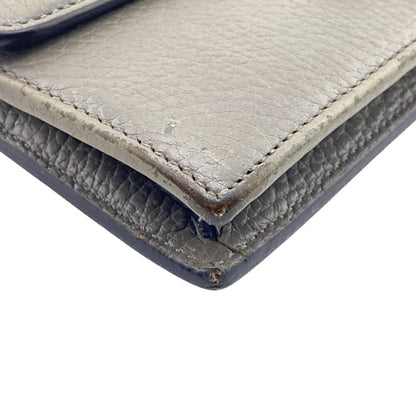 Gucci 510314 Chain Wallet Shoulder Bag Gray