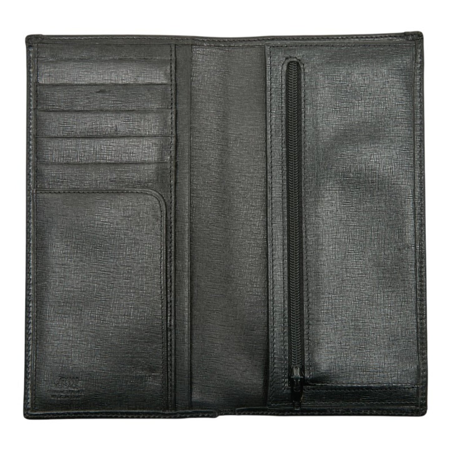 Versace Medusa Long Wallet Black Leather