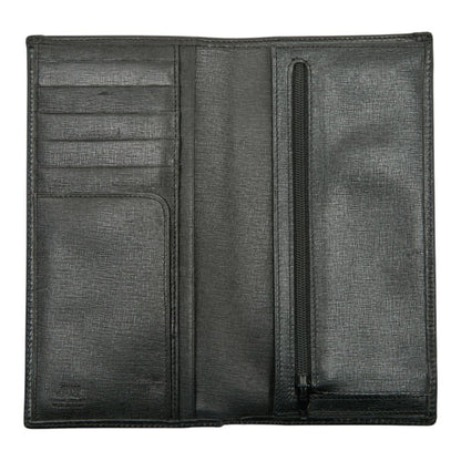 Versace Medusa Long Wallet Black Leather