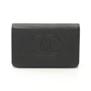 Chanel Tri-Fold Wallet Caviar Skin (Grained Calfskin)