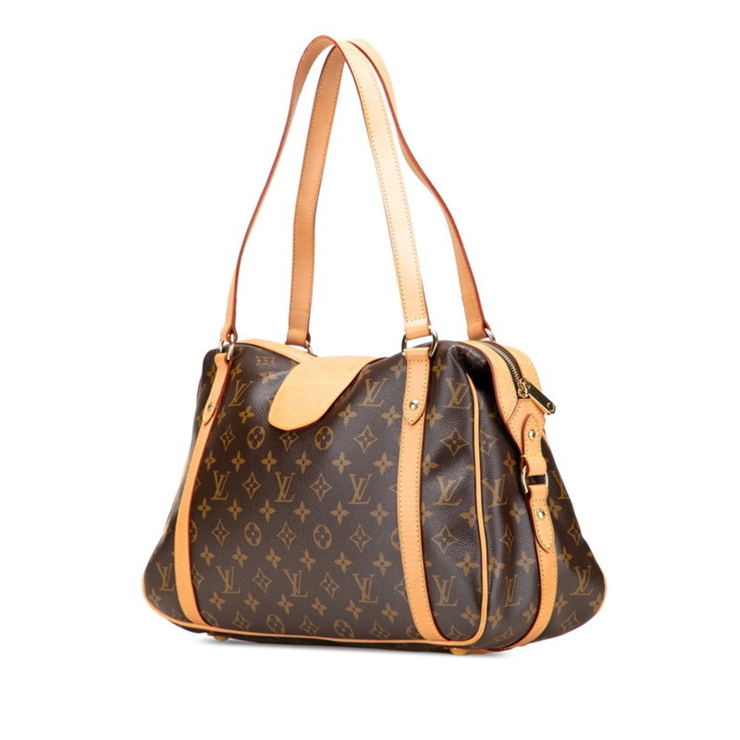 Louis Vuitton Monogram Stresa Pm Handbag/Shoulder Bag M51186 Brown Leather