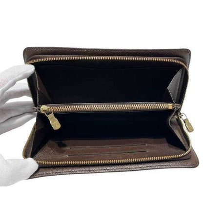 Louis Vuitton Damier Porto Monegasque Zip M61728 Round Long Wallet