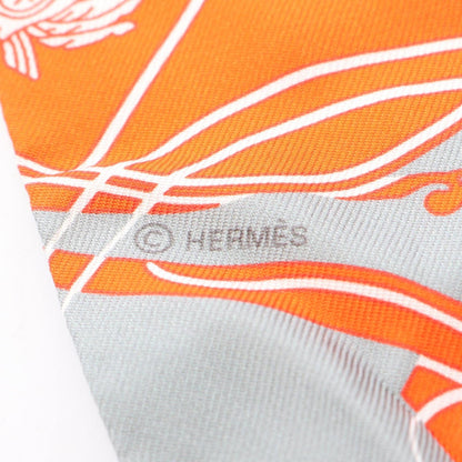 Hermes Herms Twilly Ex-Libris Silk Scarf For Women