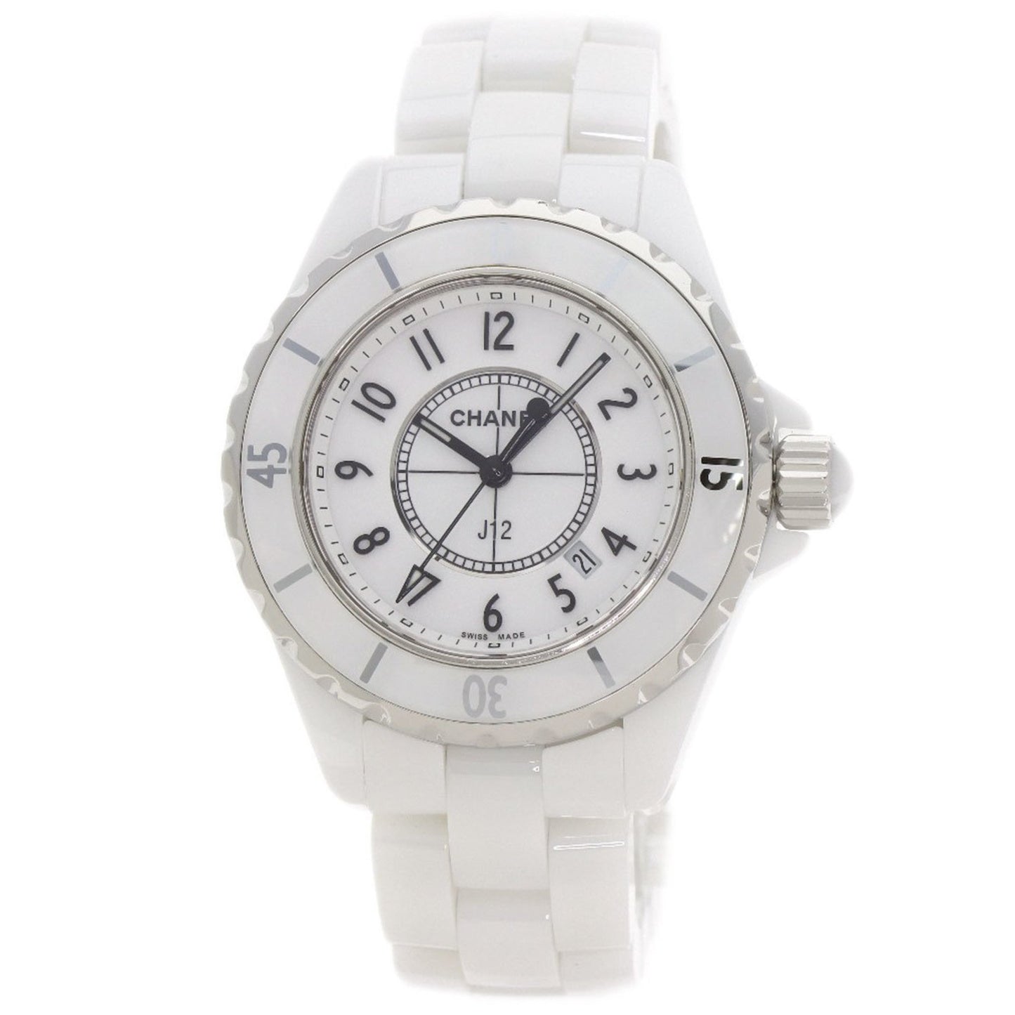 Chanel H0968 J12 33Mm White Ceramic Watch