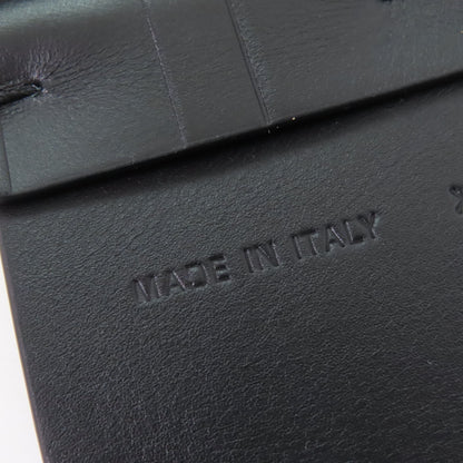 Christian Dior D-Waist Maxi Double Gold Buckle Leather Belt In Black With Hardware