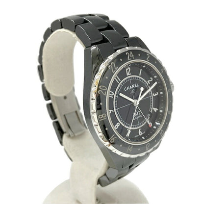 Chanel J12 Gmt H2012 Black Ceramic Automatic Watch