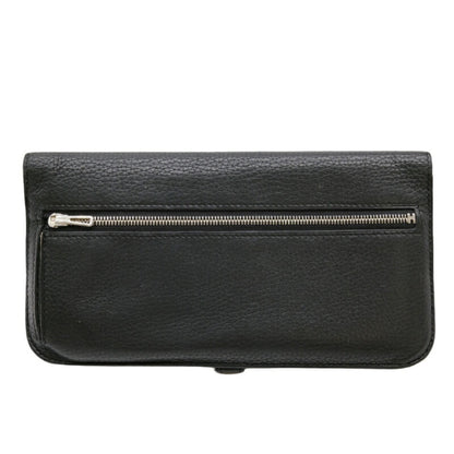 Hermes Dogon Long Wallet Togo Leather Black