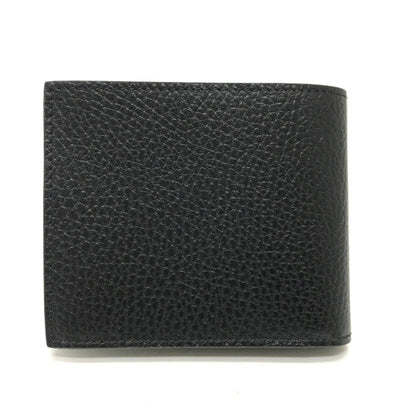 Gucci 610466 Interlocking G Folded Wallet Black Silverhardware