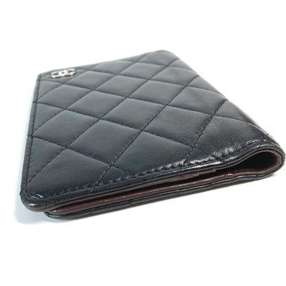 Chanel Cc Logo Coco Mark Matelasse Quilted Cover Case Stationery Passport Leather