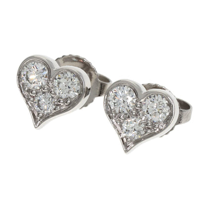 Tiffany & Co. Sentimental Heart Diamond Earrings In Platinum Pt950