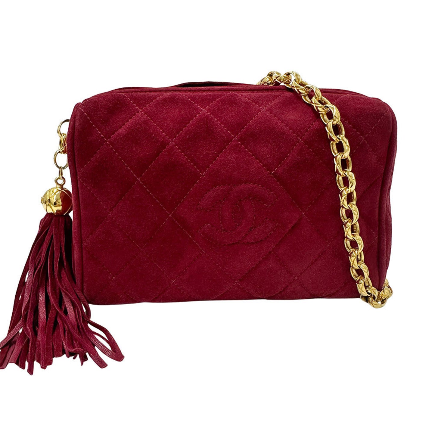Chanel Chanel Women'S Suede Shoulder Bag