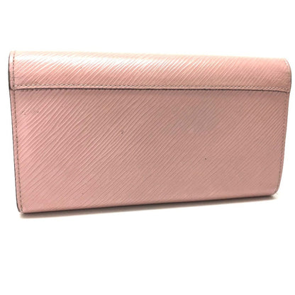 Louis Vuitton M61178 Epi Portefeuille Twist Bi-Fold Long Wallet Leather