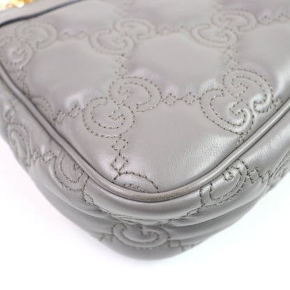 Gucci 735049 Gg Matelasse Leather 2-Way Handbag/Shoulder Bag