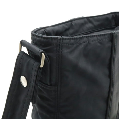 Hermes Acapulco Bandouliere Mm Shoulder Bag Pochette Nylon Leather Black