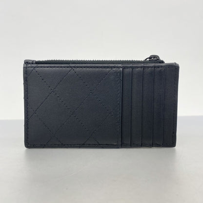 Chanel Wallet/Coin Case Matelasse Lambskin Black
