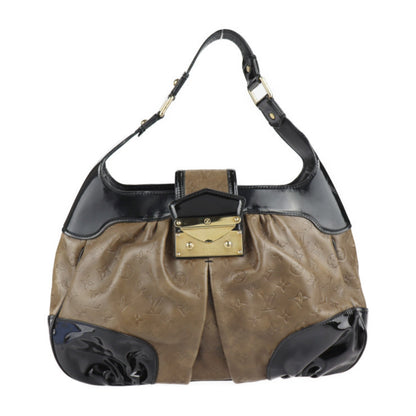 Louis Vuitton Louis Vuitton Bolly Shoulder Bag M95296 Monogram Emboss Embossed Leather Enamel Olive