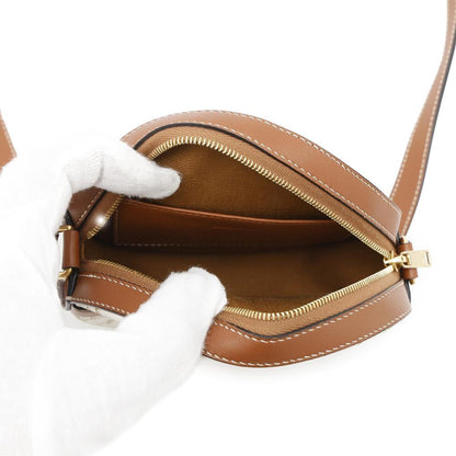 Celine Shoulder Bag Triomphe Round Purse 10G342 Celine White