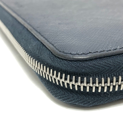 Prada 2Ml188 Logo Round Zip Wallet Long Saffiano Leather