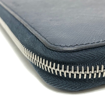 Prada 2Ml188 Logo Round Zip Wallet Long Saffiano Leather
