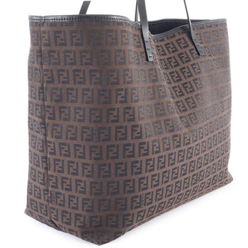 Fendi Zucca Tote Bag 8Bh005 Canvas/Leather Brown