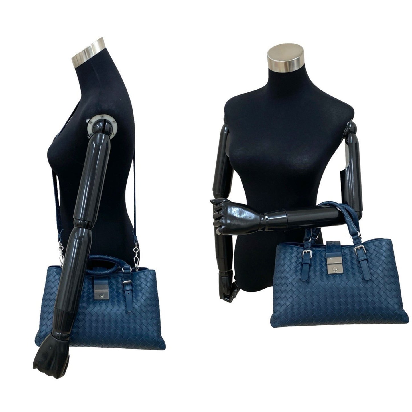 Bottega Veneta Intrecciato Leather 2-Way Handbag/Shoulder Bag