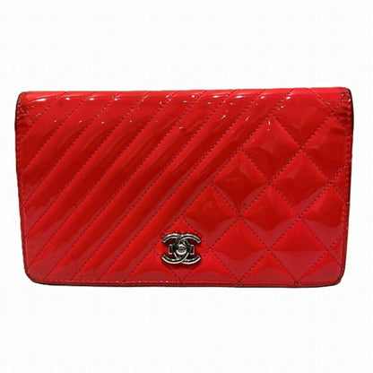 Chanel Boy Red Long Wallet