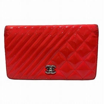 Chanel Boy Red Long Wallet