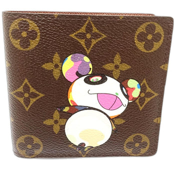 Louis Vuitton Louis Vuitton Monogram Bi-Fold Wallet M61666 Portefeuille Marco Takashi Murakami